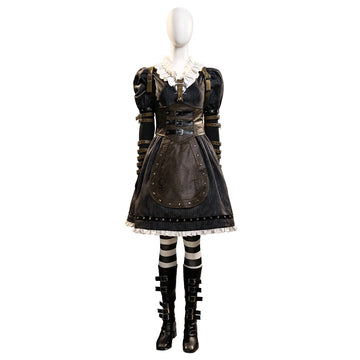 Alice Madness Returns Steamdress Alice Liddell Cosplay Costume Halloween Fancy Dress Becostume